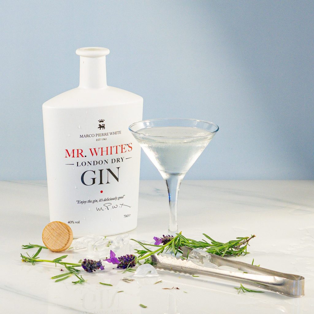 Mr Whites Gin - Classic Serve Cocktail, Lavender Martini