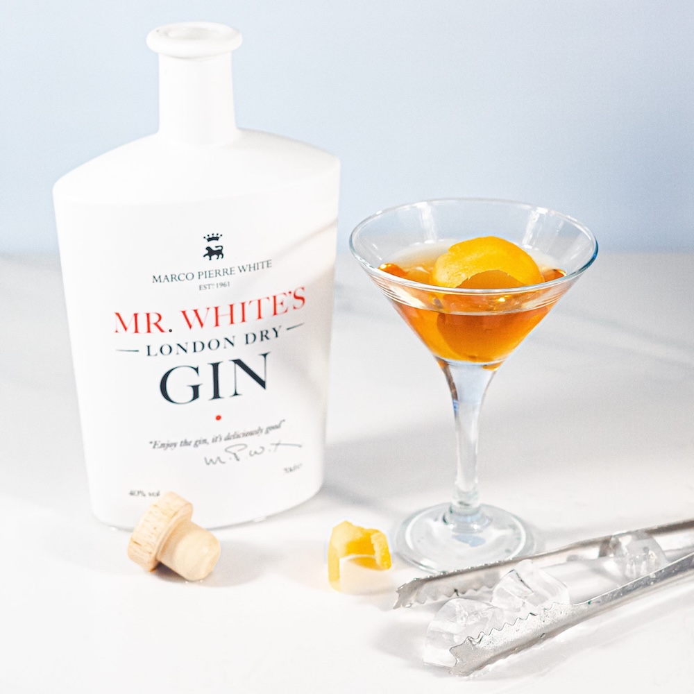 Classic serve cocktail made with Mr White's Gin
